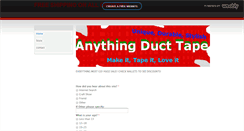 Desktop Screenshot of anythingducttape123.weebly.com