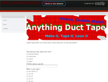 Tablet Screenshot of anythingducttape123.weebly.com