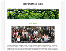 Tablet Screenshot of beyondthefields.weebly.com