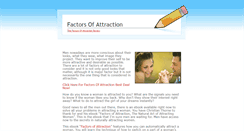 Desktop Screenshot of factors-of-attraction-the-factors-of-attraction-review.weebly.com