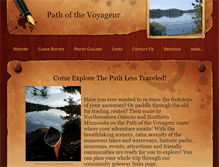 Tablet Screenshot of pathofthevoyageur.weebly.com