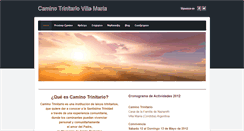 Desktop Screenshot of caminotrinitariovm.weebly.com