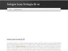 Tablet Screenshot of integra-leanirvingiadroz.weebly.com