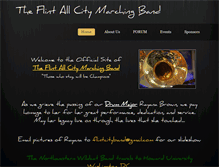 Tablet Screenshot of flintallcitymarchingband.weebly.com