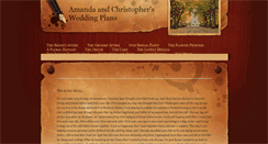 Desktop Screenshot of chrisandamandasweddingplans.weebly.com