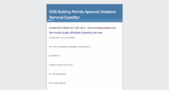 Desktop Screenshot of dobexpeditorpermitsviolationsapp.weebly.com