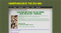 Desktop Screenshot of davethejobman.weebly.com