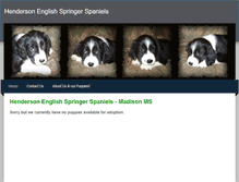 Tablet Screenshot of hendersonspringers.weebly.com