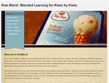 Tablet Screenshot of kiwiblend.weebly.com