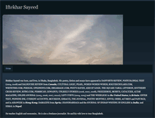 Tablet Screenshot of iftekharsayeed.weebly.com