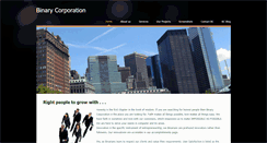 Desktop Screenshot of binarycorporation.weebly.com