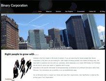 Tablet Screenshot of binarycorporation.weebly.com