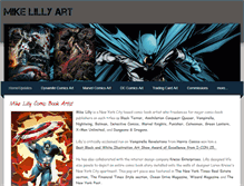 Tablet Screenshot of mikelillyart.weebly.com