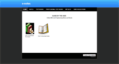 Desktop Screenshot of enotes.weebly.com