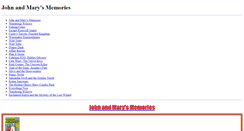 Desktop Screenshot of john-and-mary-s-memories.weebly.com