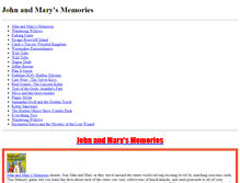 Tablet Screenshot of john-and-mary-s-memories.weebly.com