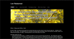 Desktop Screenshot of iamredeemed.weebly.com