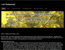 Tablet Screenshot of iamredeemed.weebly.com