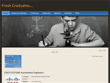 Tablet Screenshot of freshgraduates.weebly.com