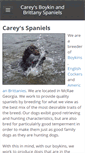 Mobile Screenshot of careysboykinandbrittanyspaniels.weebly.com