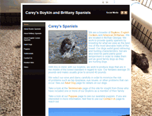 Tablet Screenshot of careysboykinandbrittanyspaniels.weebly.com