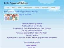 Tablet Screenshot of lilgiggleschildcare.weebly.com