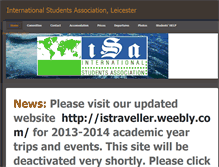 Tablet Screenshot of isaleicester.weebly.com