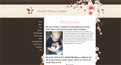 Desktop Screenshot of amiyahspreciousanimals.weebly.com