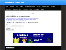 Tablet Screenshot of binweevilcheatssite.weebly.com