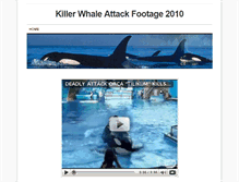 Tablet Screenshot of killerwhaleattackfootage2010.weebly.com