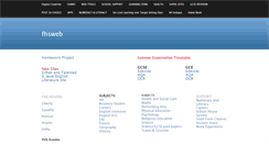Desktop Screenshot of fhsweb.weebly.com