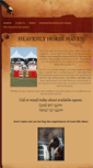 Mobile Screenshot of heavenlyhorsehaven.weebly.com