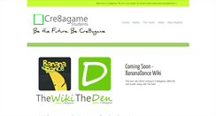 Desktop Screenshot of cre8agame.weebly.com