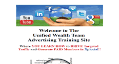 Desktop Screenshot of advertisingunifiedwealthteam.weebly.com