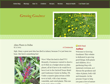 Tablet Screenshot of growinggoodness.weebly.com