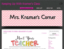 Tablet Screenshot of mrsrobinkramer.weebly.com