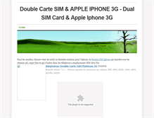 Tablet Screenshot of double-carte-sim-apple-iphone-3g.weebly.com