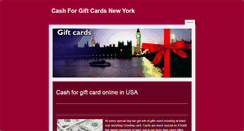Desktop Screenshot of cashforgiftcardsnewyork.weebly.com