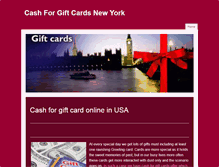 Tablet Screenshot of cashforgiftcardsnewyork.weebly.com