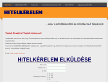 Tablet Screenshot of hitelkerelem.weebly.com