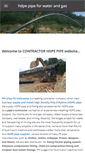 Mobile Screenshot of contractorhdpe.weebly.com