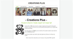 Desktop Screenshot of creationsplus.weebly.com