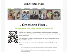 Tablet Screenshot of creationsplus.weebly.com