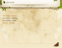 Tablet Screenshot of 5th-grade-homepage.weebly.com