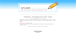 Desktop Screenshot of mrtsmath.weebly.com