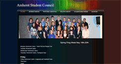 Desktop Screenshot of amherststudentcouncil.weebly.com