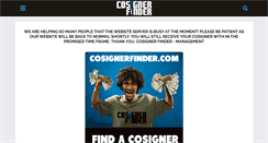 Desktop Screenshot of cosignerfinder.weebly.com