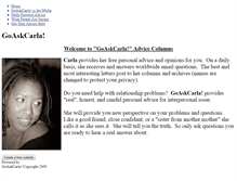 Tablet Screenshot of goaskcarla.weebly.com