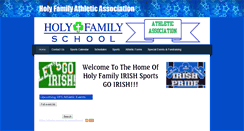 Desktop Screenshot of holyfamilyathleticassociation.weebly.com