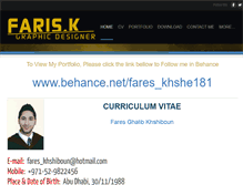 Tablet Screenshot of fares-khshiboun.weebly.com